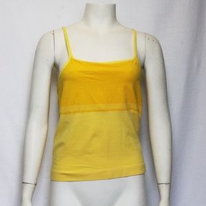 Champion Womens Seamless Yellow Stripe Cami